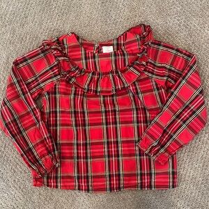 J. Crew Crewcuts cotton blouse, size large